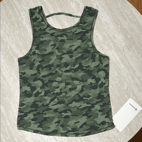 NWT Lululemon Deep Stretch Camo Tank Top *6 - Picture 2 of 7
